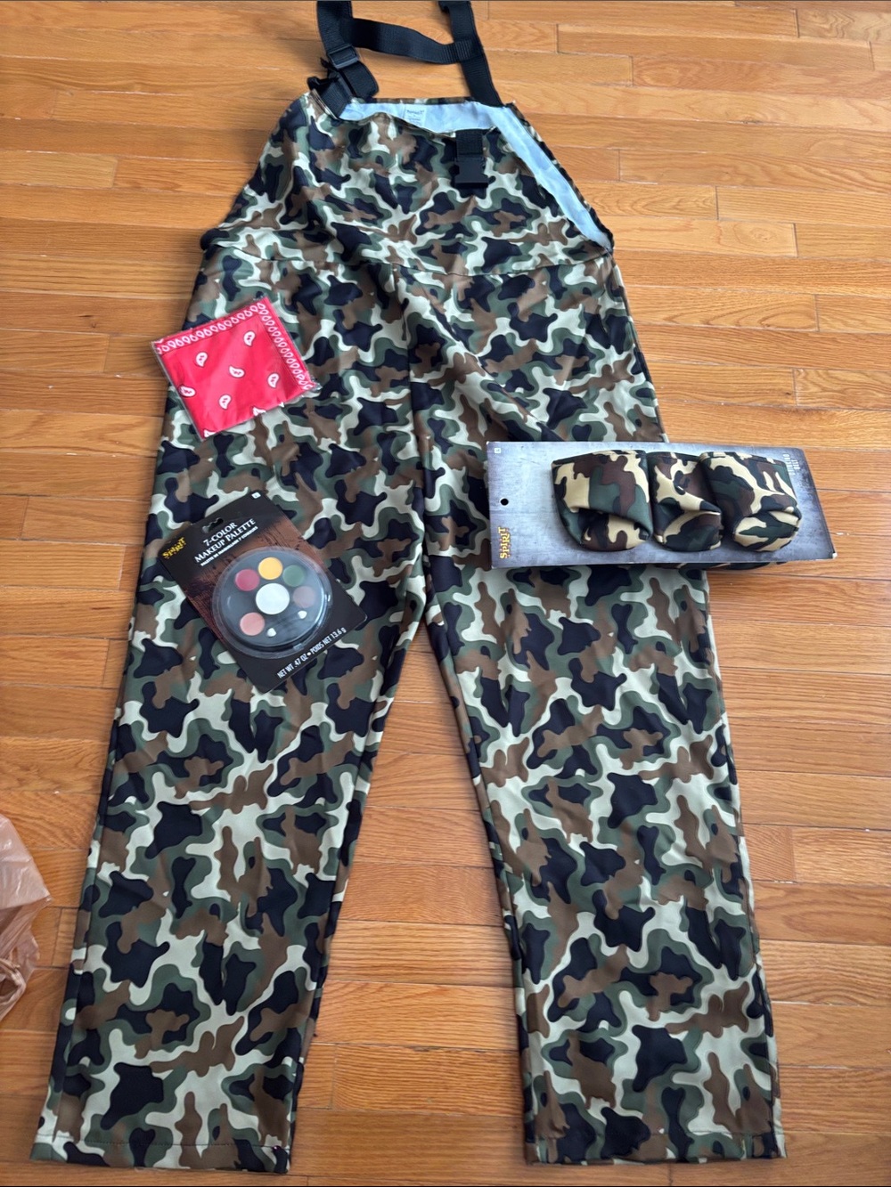 Camouflage Halloween costume like new